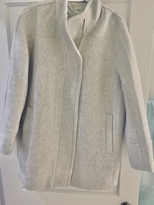 J crew hotsell city coat grey