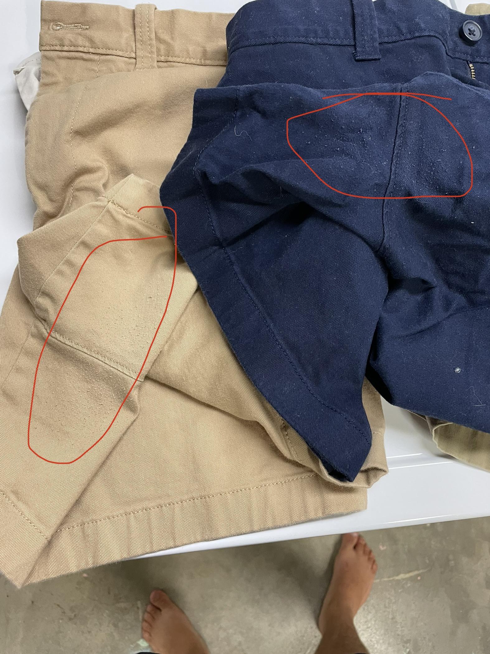 5" flex chino short