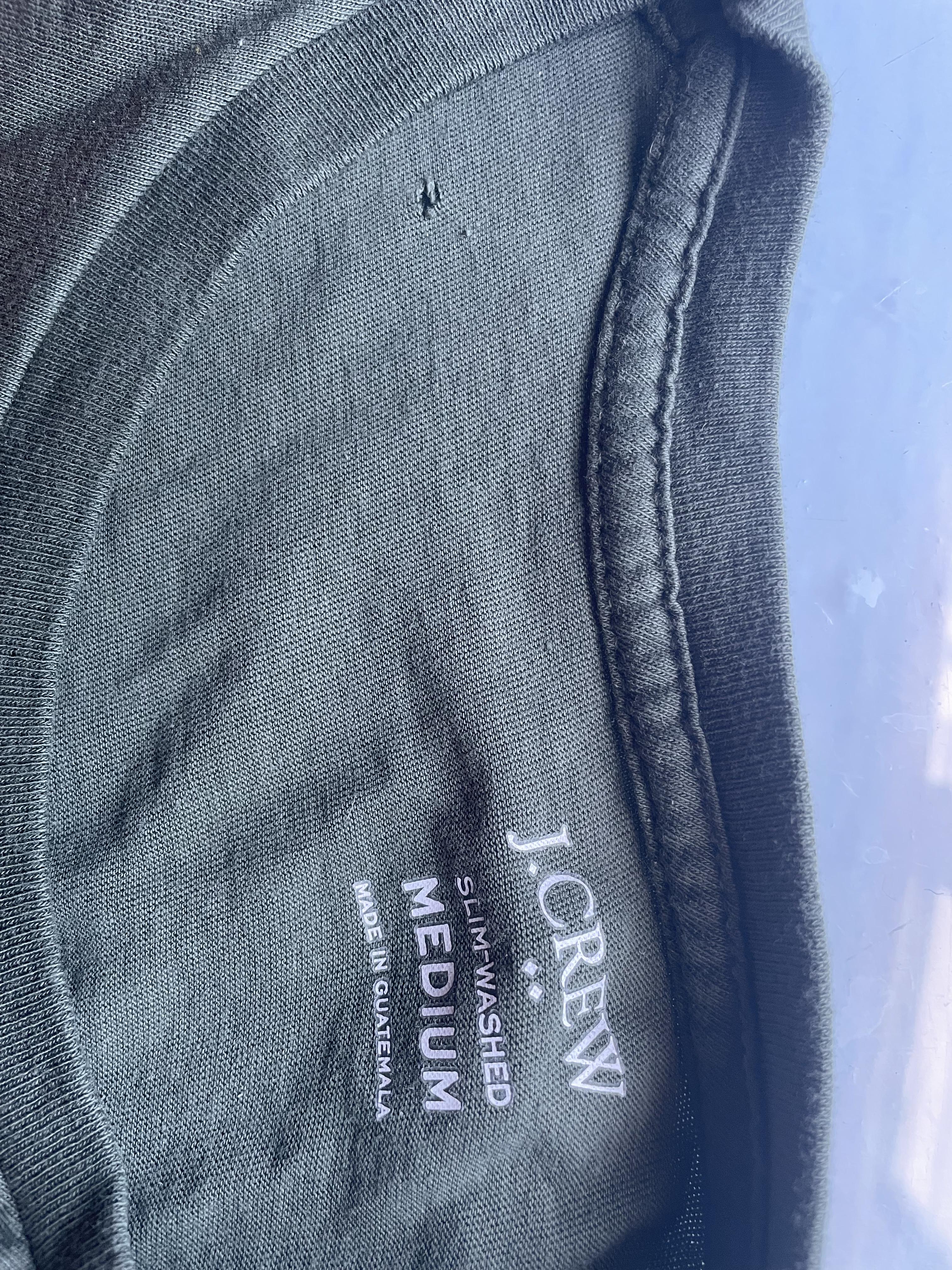 Washed jersey pocket tee