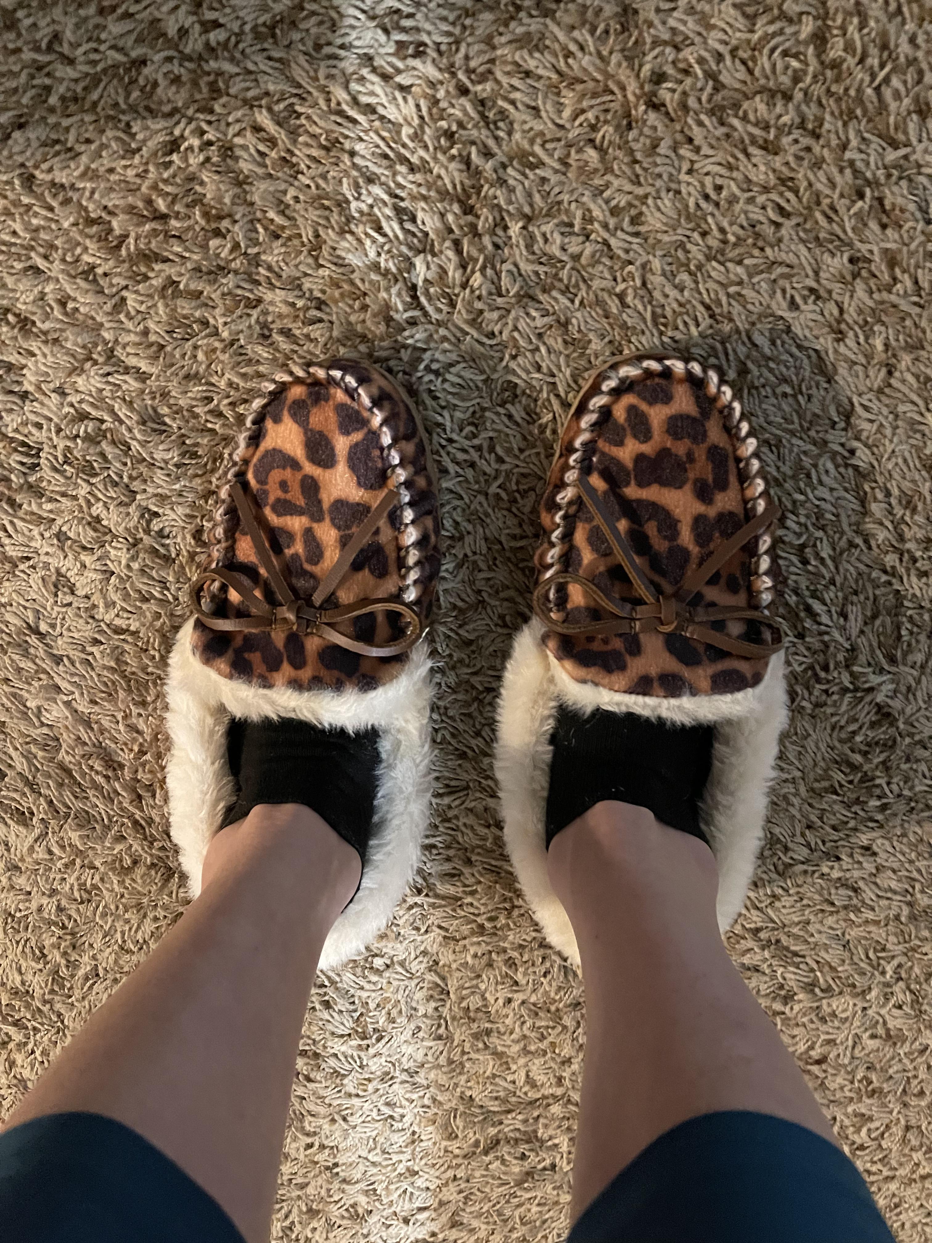 J crew leopard slippers store