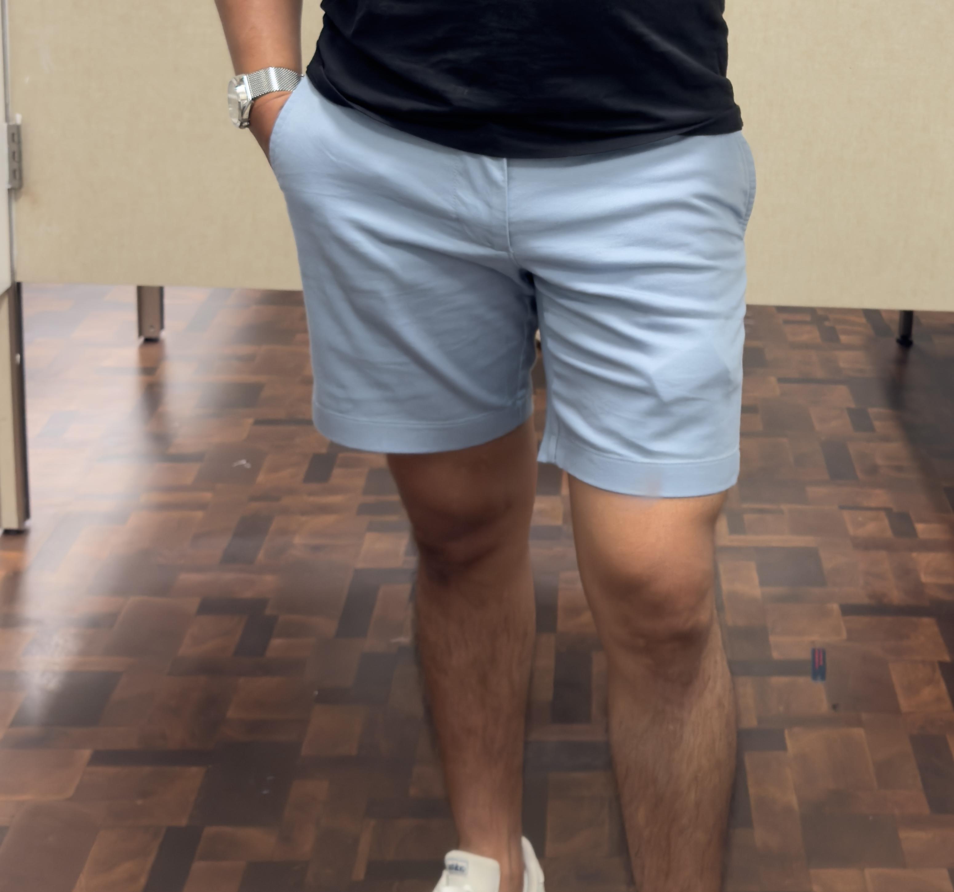 7" flex chino short