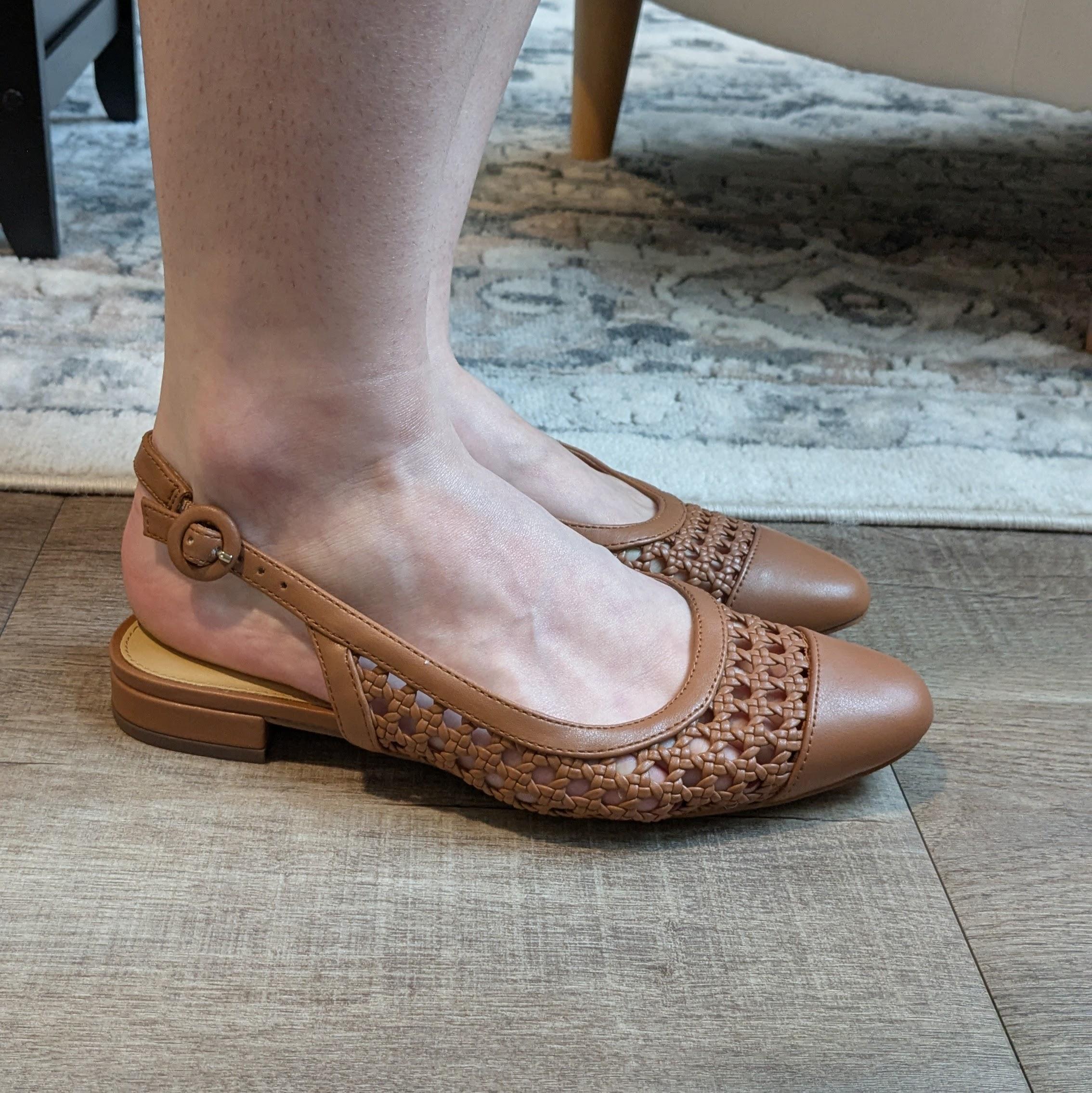 Na.e ナエ　パンプス　Urban Slingback Flats_Brown Na.e ナエ パンプス Urban Slingback Flats_Brown