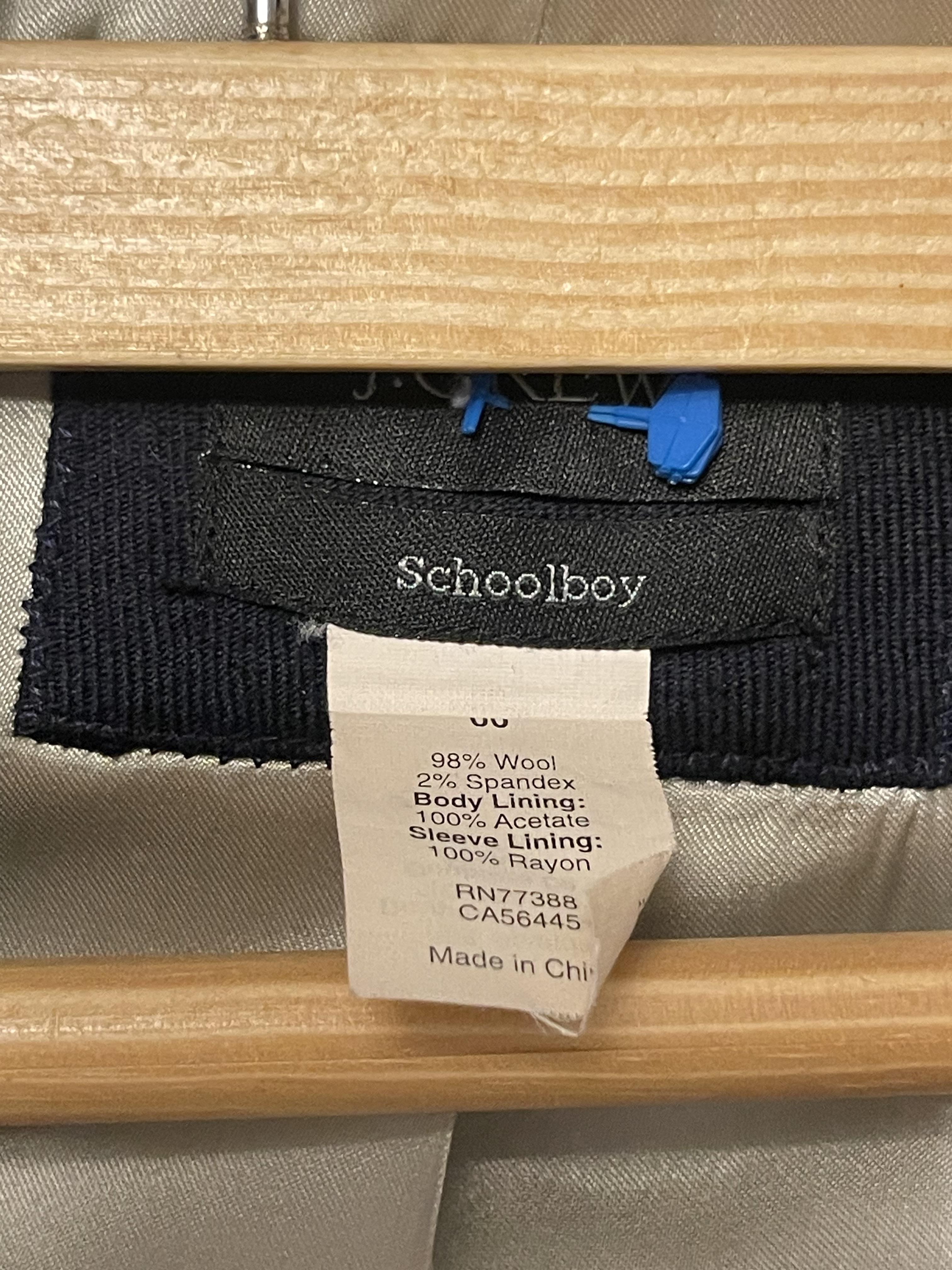 Cotton-blend two-button blazer