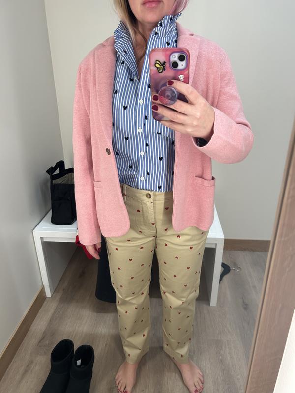 J crew clearance schoolboy blazer pink