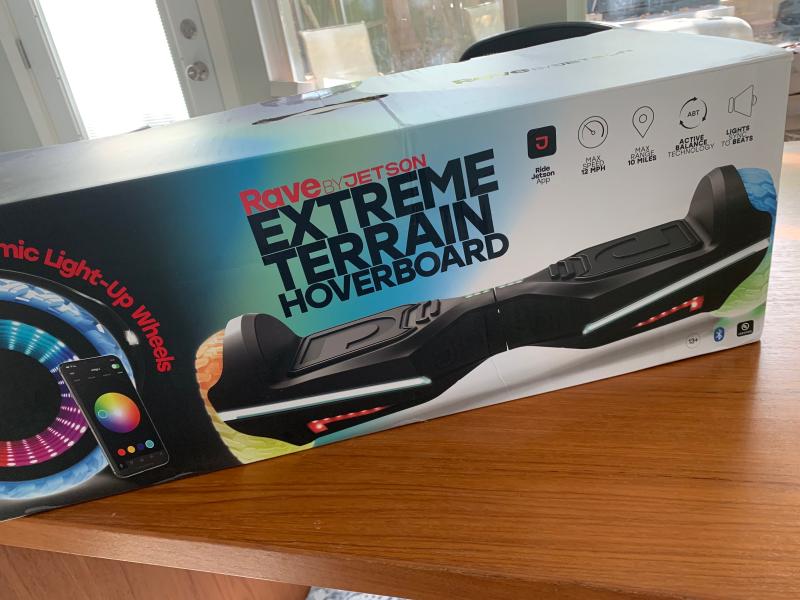 Extreme terrain hoverboard discount rave by jetson