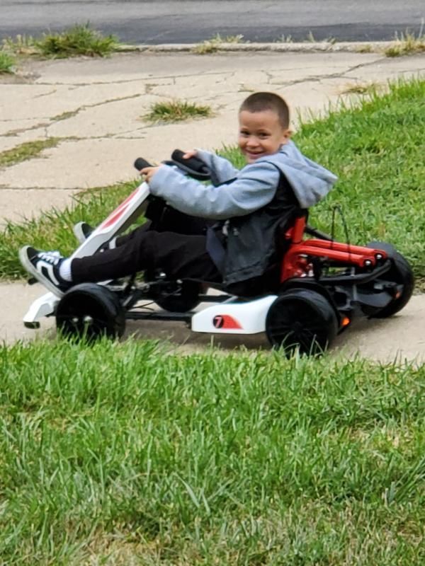 Jetson Condor Electric Ride On White Red at Lowes