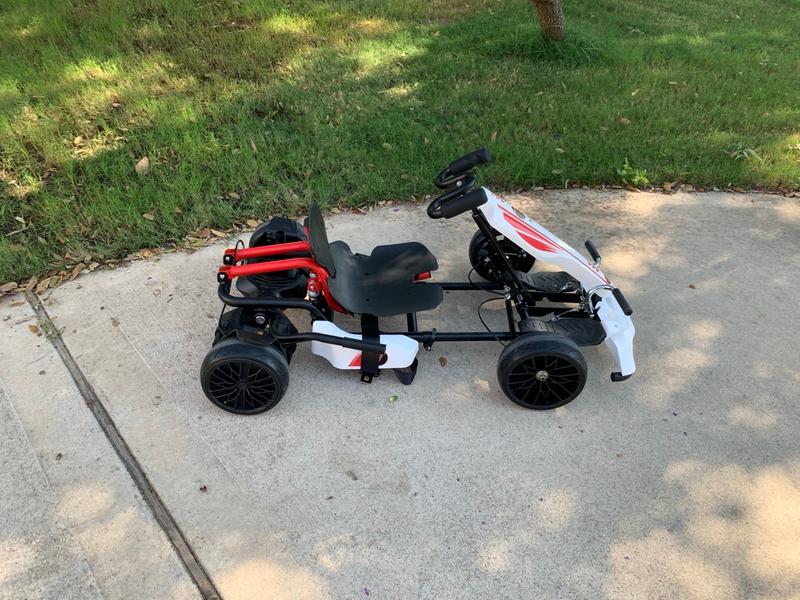 Jetson Condor Electric Ride On White Red at Lowes