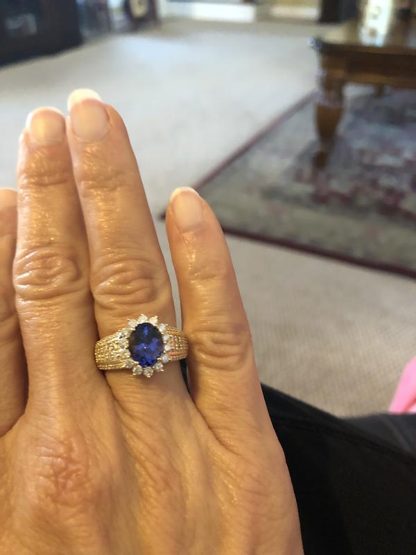 Blue Tanzanite 14K Yellow Gold Ring. 2.52ctw - JNM001 | JTV.com