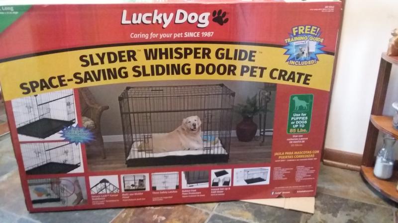 Free dog clearance crate near me