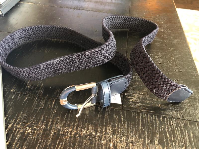 Manille Belt / braided leather - Natural Beige