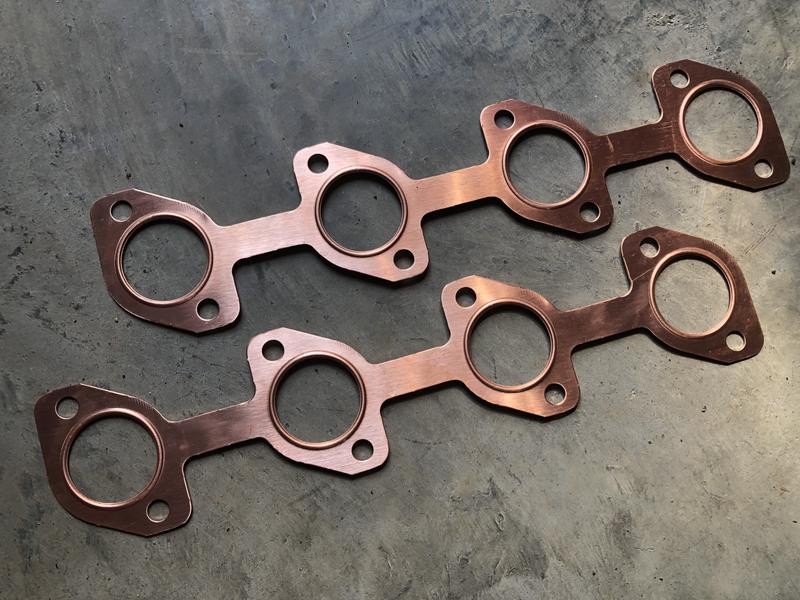 JEGS 210955: Copper Exhaust Gaskets Ford Modular 4.6L/5.4L 2V