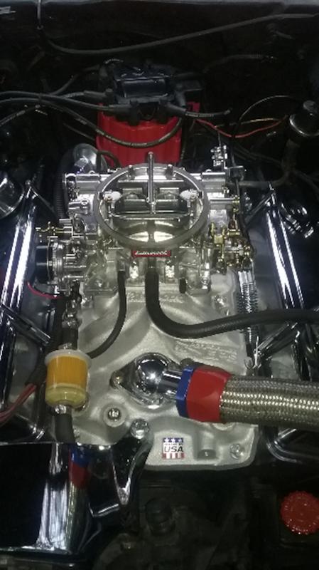 Edelbrock 8126 Hard Fuel Line kit -- installed on 70 el Camino 