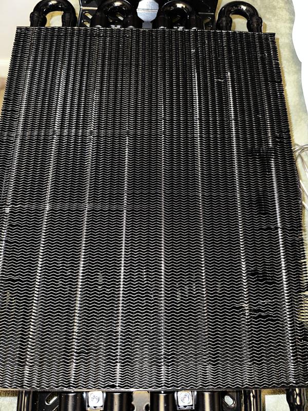 JEGS High Performance Transmission Cooler - 26,000 GVW, 10"x15-7/8"x3/4", Includes Hose & Fittings