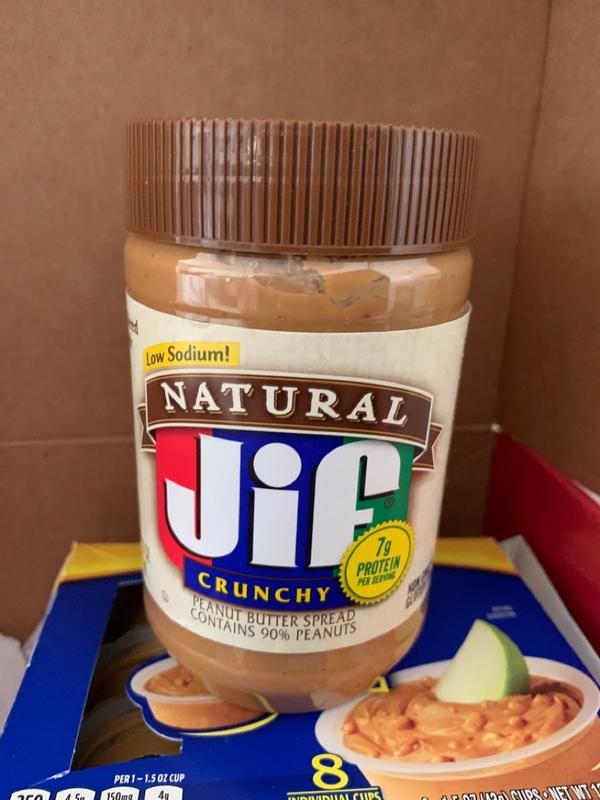 Jif Extra Crunchy Peanut Butter, 40 Ounces, 7g (7% DV) of Protein per  Serving, Packed with Peanuts for Extra Crunch, No Stir Peanut Butter