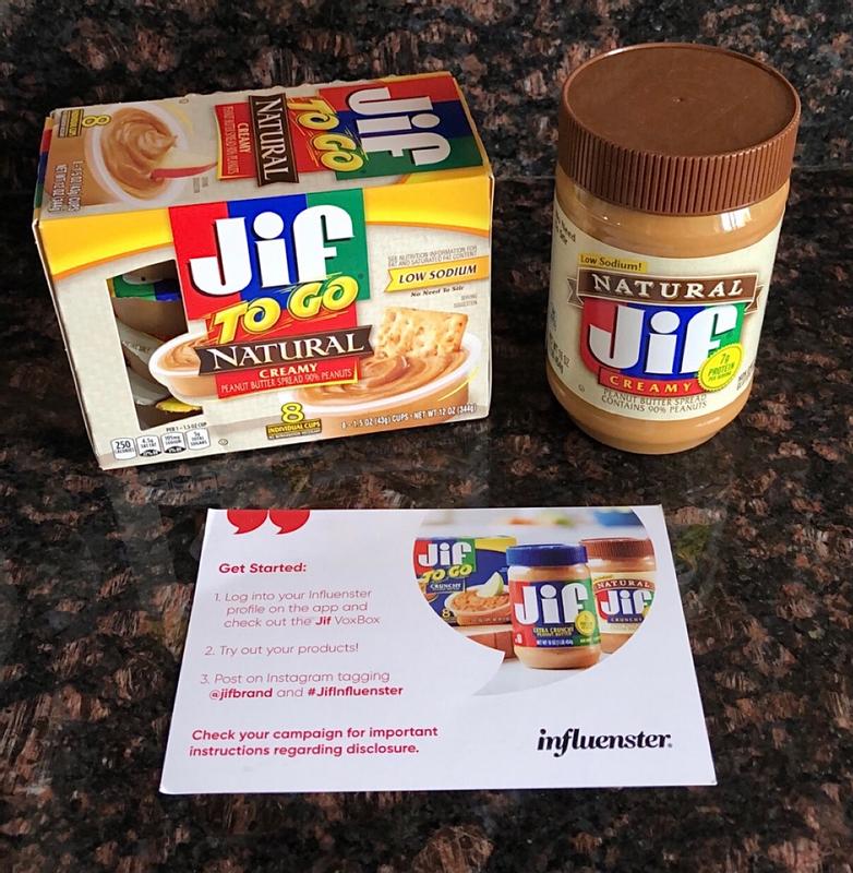 Jif To Go Natural Creamy Peanut Butter Spread, 8- 1.5 Ounce Cups, Smooth  and Creamy Texture, Snack Size Packs 
