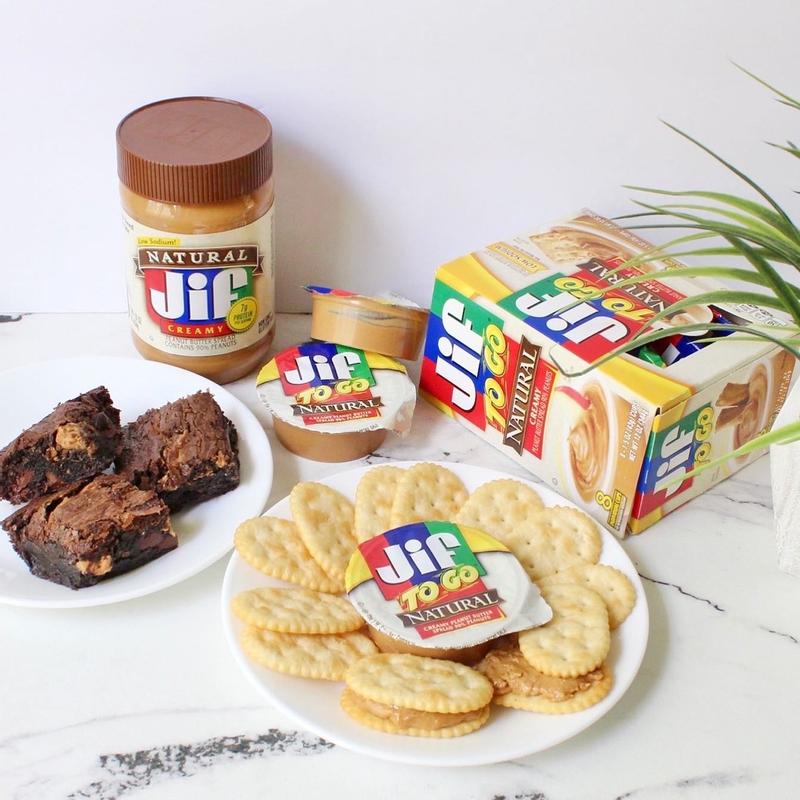 Jif Reduced Fat Creamy Peanut Butter Convenience Pack Includes Three 16  Ounces Jars Plus Silicone Spatula Spreader Packaged Favoricks