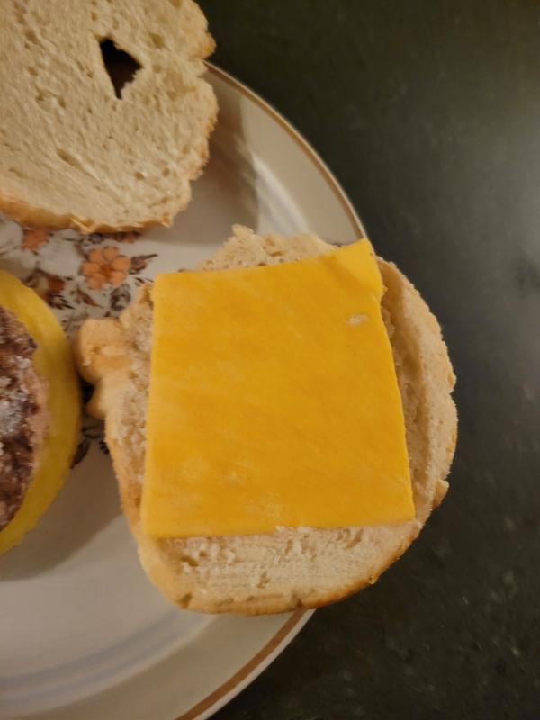 Smaller new slice of cheese