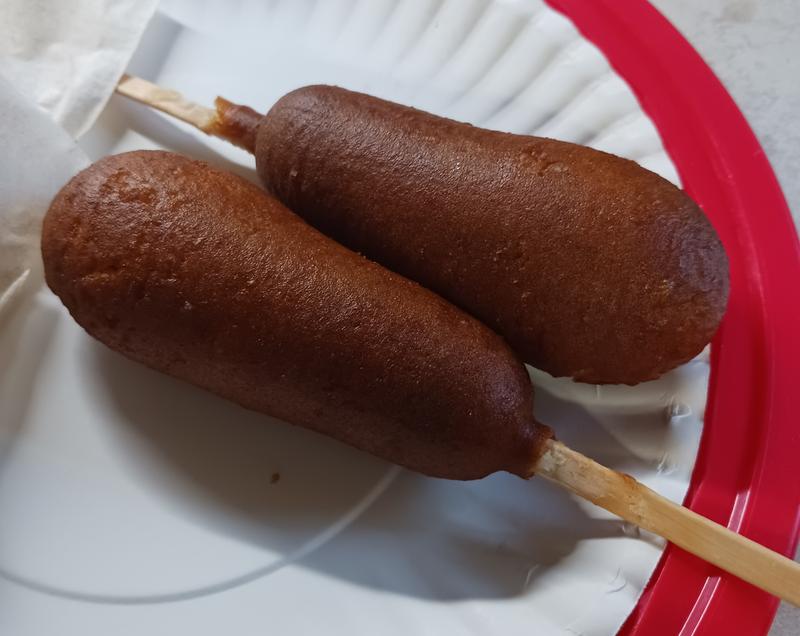 Plant-Based Blueberry Pancake and Sausage on a Stick