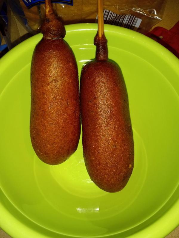 Blueberry sausage outlet corn dogs