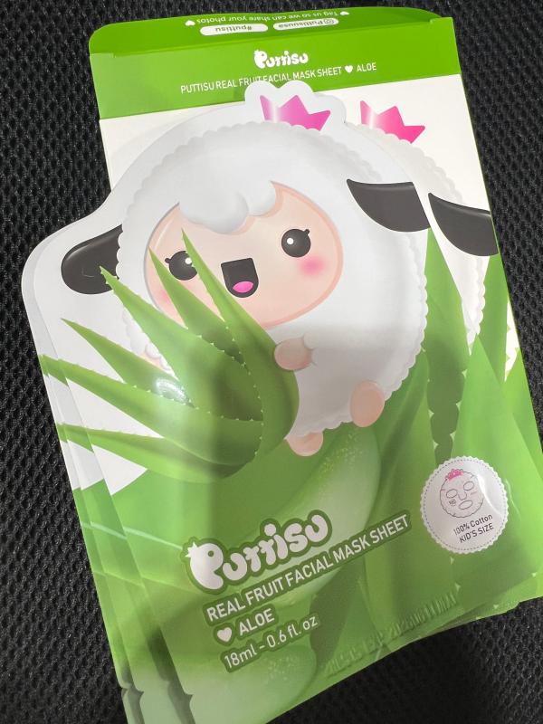 Puttisu Aloe Kids Facial Mask Sheet – puttisu-usa