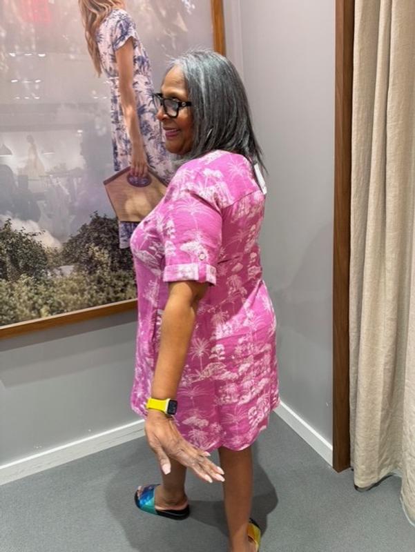 EASY LINEN A-LINE DRESS | JJill