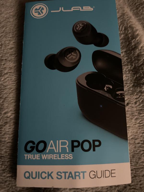 Jlab Audio Go Air Pop True Wireless Bluetooth In-Ear Headphones with  Mic/Remote, Black