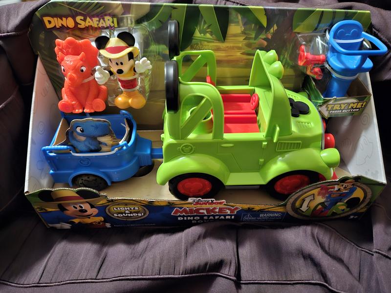Disney Junior Mickey Mouse Dino Safari Rover 6-Piece Play Figures and ...