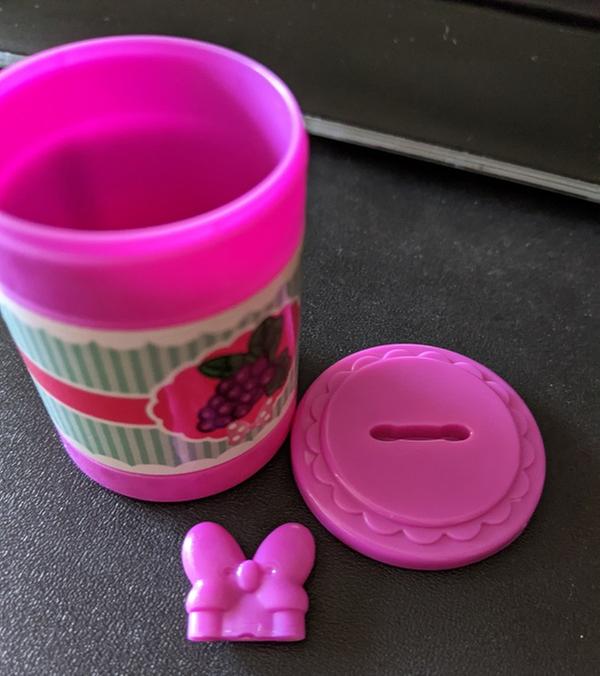 Can with bow popped off