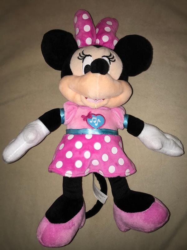 Disney Mickey And Minnie Mouse Plush Doll Clubhouse Stuffed Animal