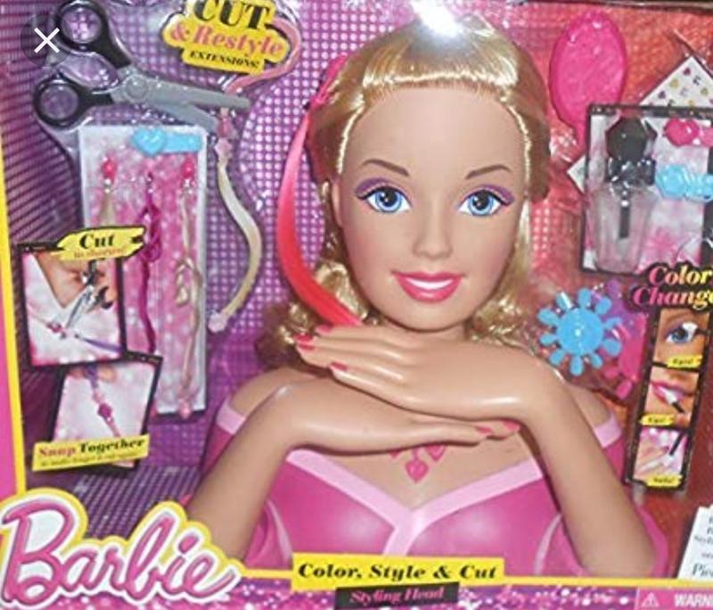 Barbie crimp and color styling head online