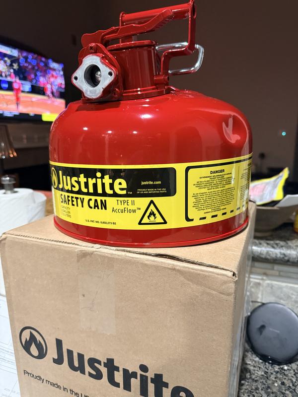 2 Gal Steel Safety Can for Oil | Type II | 7220420 | Justrite