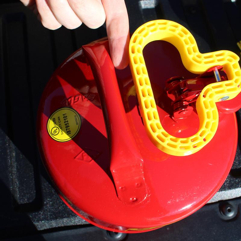 1 Gal Red Steel Safety Can for Flammables | Funnel | Type I