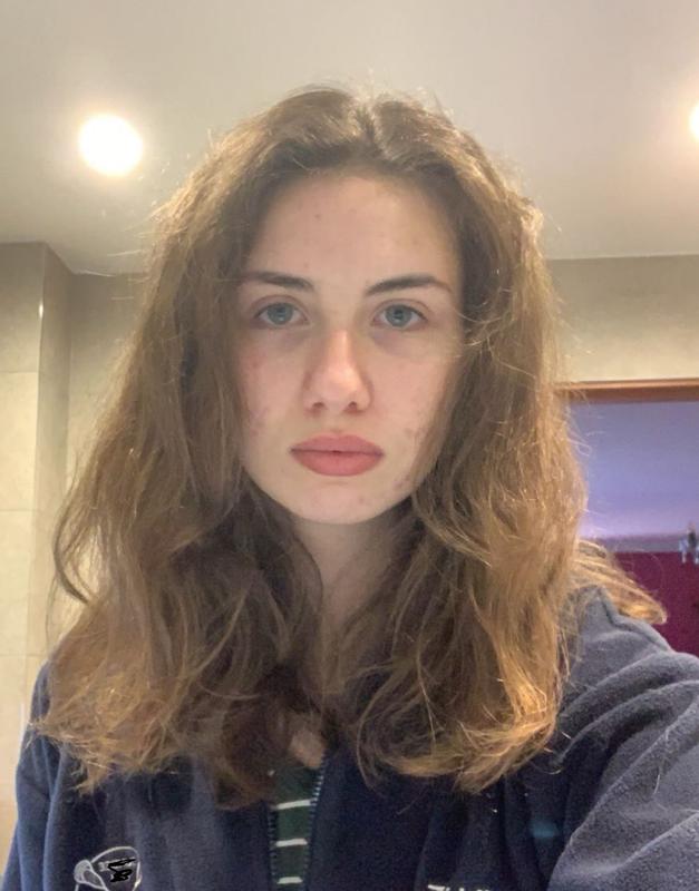 Blowdry one year ago before JVN products