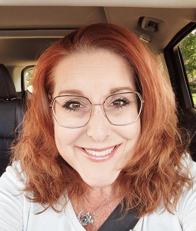 Soft waves after pulling back hair wet with blowout milk.