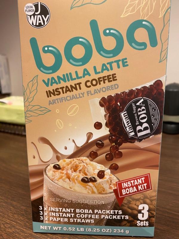 J-WAY Instant Boba Vanilla Latte Drink Kit - 1 Each