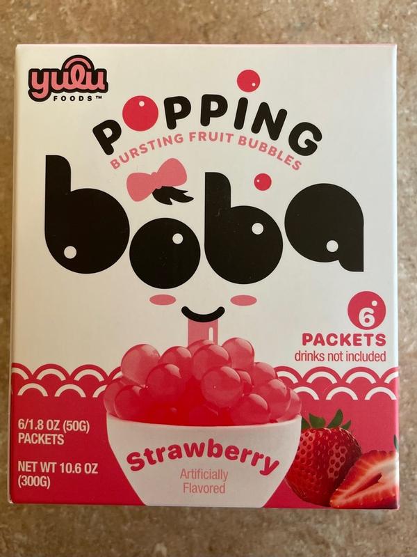Strawberry Popping Boba 6pk – YULU FOODS