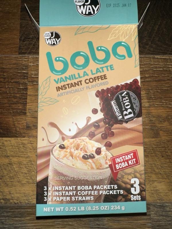 J-WAY Instant Boba Vanilla Latte Drink Kit - 1 Each