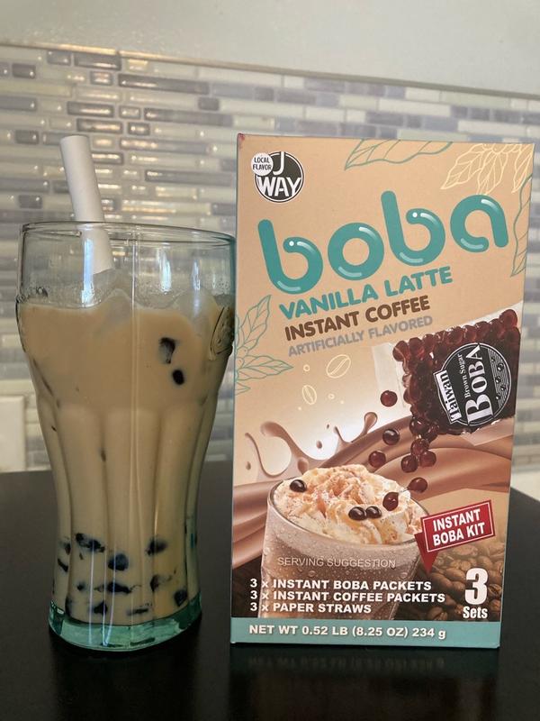 J-WAY Instant Boba Vanilla Latte Drink Kit - 1 Each