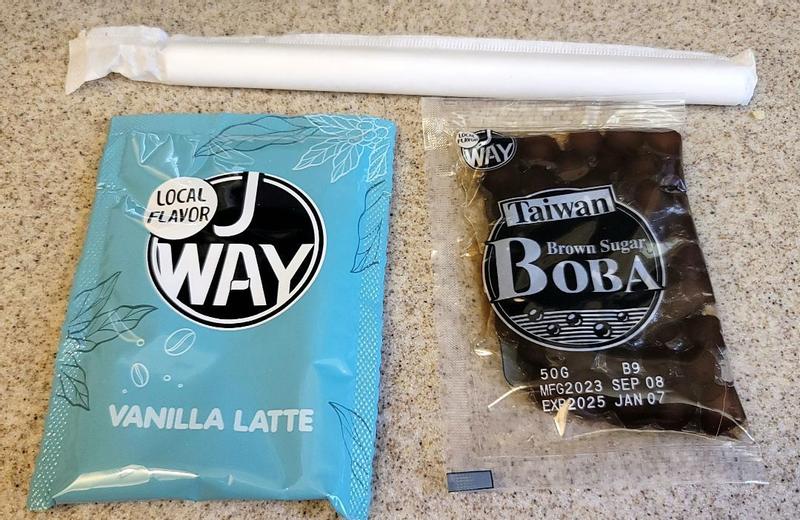 J-WAY Instant Boba Vanilla Latte Drink Kit - 1 Each