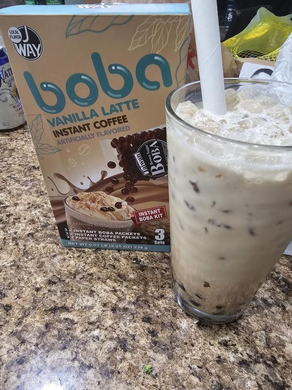 J-WAY Instant Boba Vanilla Latte Drink Kit - 1 Each