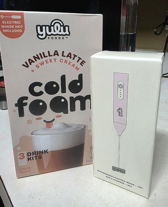 Instant Cold Foam Latte Kit – Matcha Latte w/ Lavender Foam 3 SETS