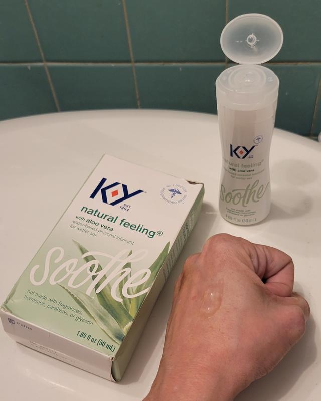 ky lubricant with aloe vera K-Y Natural Feeling Lubricant with Aloe Vera 1.69oz - Delivered In As Fast  As 15 Minutes main image 1