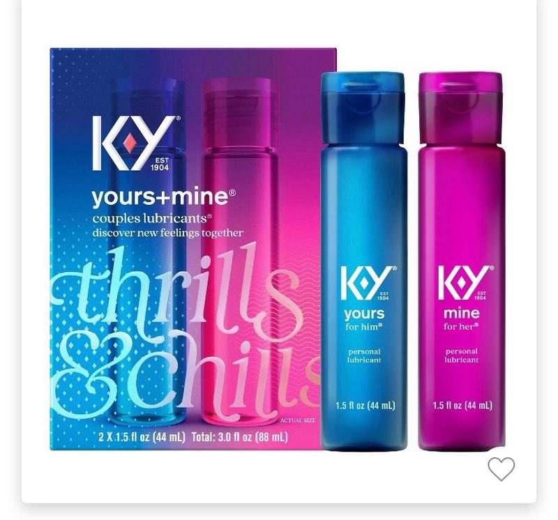 K-Y Yours & Mine Lubricants for Couples