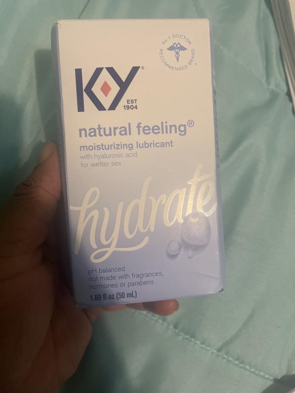 K-Y Natural Feeling with Hyaluronic Acid Lubricant, 1.69 OZ