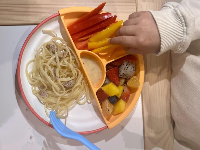 Customer photo for "Perfect Toddler Plate"