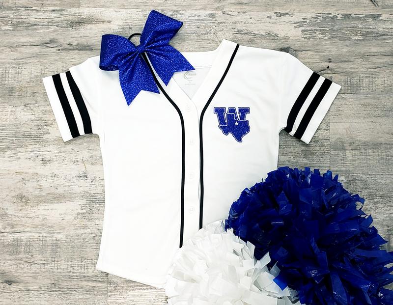 Custom cheer hot sale jerseys