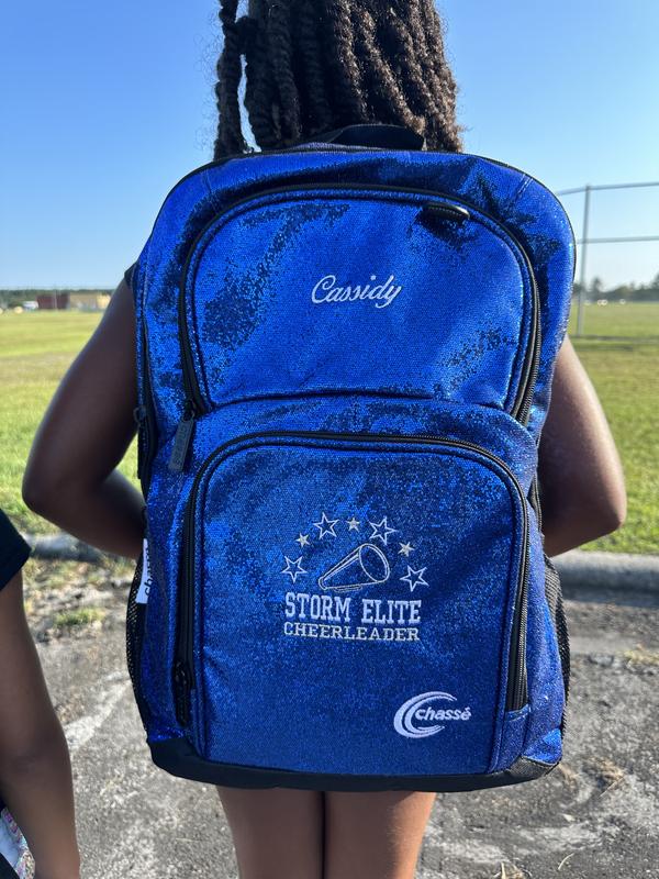 Chasse spotlight glitter clearance backpack