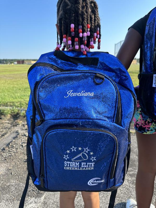 Glitter Game Day Backpack