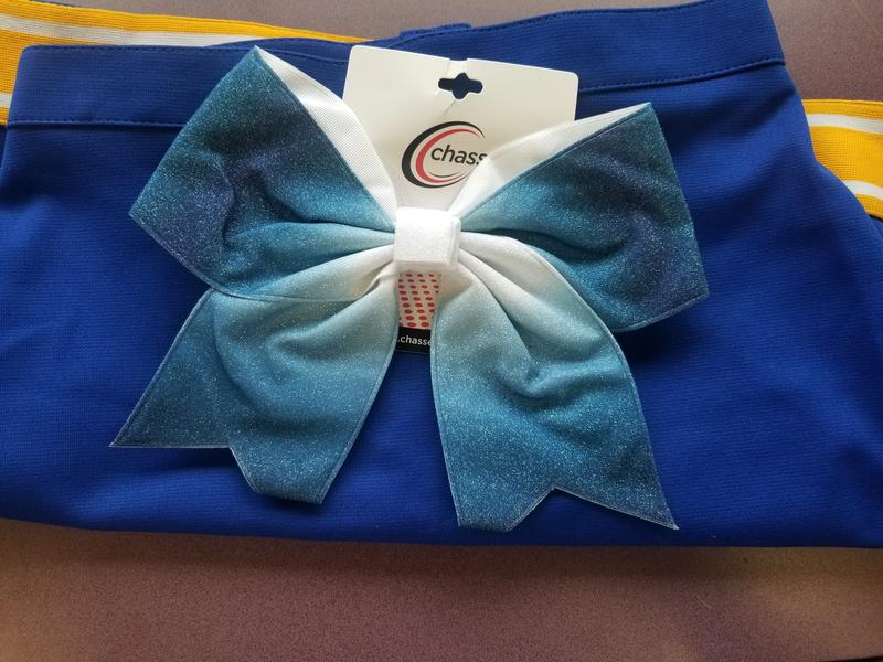 Chasse Hair Bow Navy | Omni Cheer