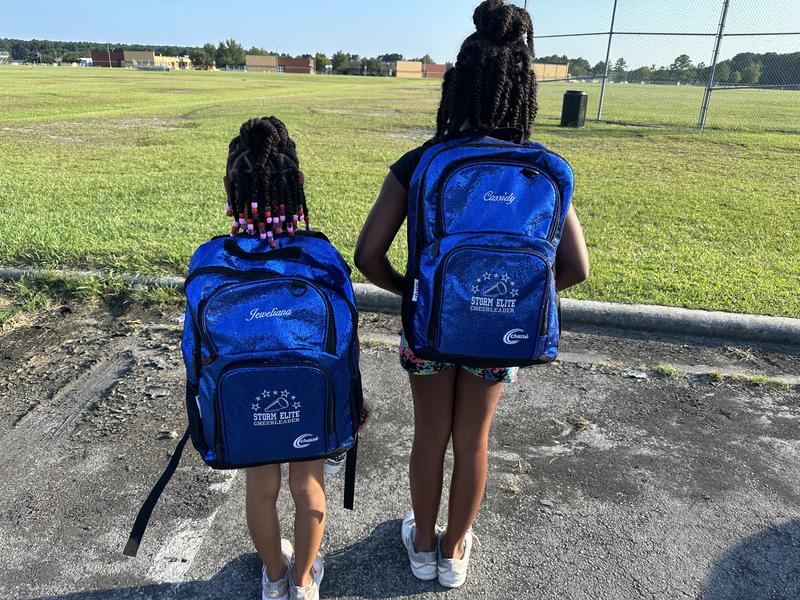 Glitter Backpack Chasse Spirited Designs Omni Cheer